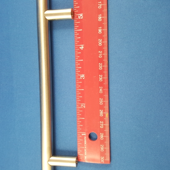 NEW Cabinet Drawer Solid Bar Pulls Brushed Stainless Steel Finish (Pack of 10) - Picture 6 of 10